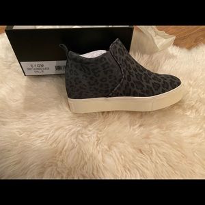 New j/sides sallie high top wedge sneakers
